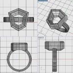 CAD IRREGULAR CUT CITRIN　08